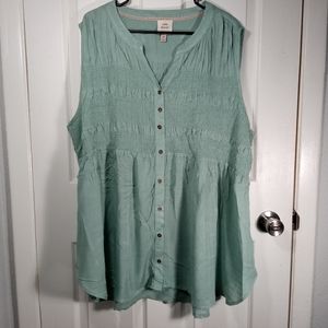 Knox Rose green blouse